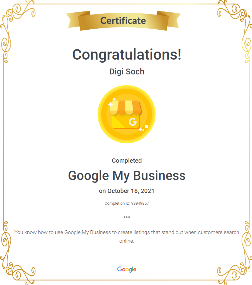 Google My Business